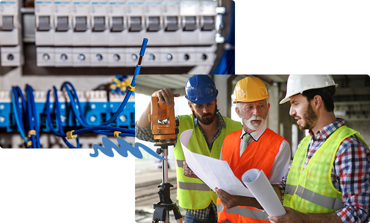 Electrical dual image Commercial Design + Build Contractors